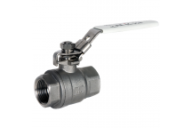 8mm ART902T Stainless Steel 2 Piece Ball Valve BSPT FxF PN82