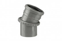 110mm 107.4.025 Grey 0-25deg  Adjustable Spigot Variable Bend