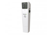 AutoCharge Smart EV Charging Pedestal - 2x up to 7.4kW Type 2 Sockets - White