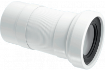 260mm MCALPINE Flexible W.C Pan Connector for 4\" Soil