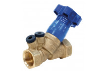 15mm ART23L DZR Brass Double Regulating Valve BSPP - Low Flow