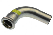 88.9 Xpress Stainless GAS 90Deg M&F Elbow SSG12S - 20506