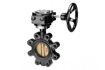 50mm F625 Ductile Iron Fully-Lugged Gear Operated Butterfly Valve EPDM PN16