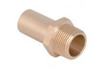 22mmX1/2\" Adaptor Male Thread/Plain End Mapress Copper M61935