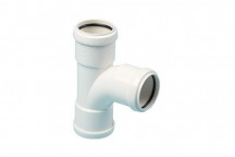 50mm 304.15.91W White Terrain Pushlock Swept Tee