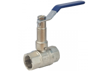 15mm ART40P-97X1B Brass Ball Valve with Extended Blue Lever BSPP