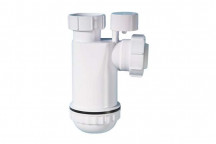 32mm 411AS.125 White Anti Syphon Bottle Trap