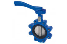 65mm ART135 Ductile Iron Lugged and Tapped High Pressure Butterfly Valve PN25