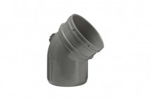 110mm 107.4.135 Grey 135deg Spigot/Socket Bend