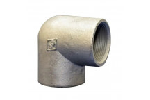 25mm Galvanised Wrought Iron Elbow