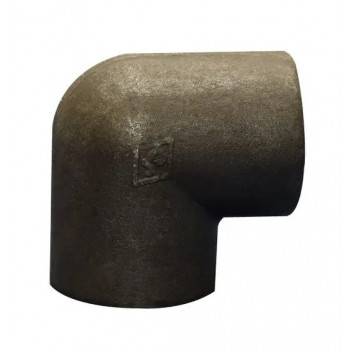 25mm Black Wrought Iron Elbow