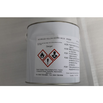 Yellow Gloss Gas ID Paint 2.5ltr