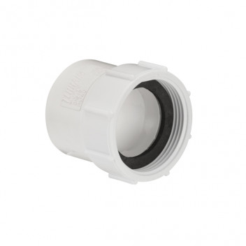 32mm 218.125W White Terrain Reverse Nut to MUPVC Connector