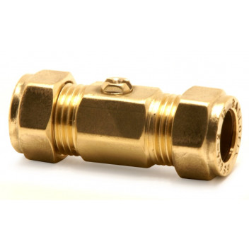 15mm x 15mm 3381YA DZR Brass Ballofix Isolating Ball Valve PN16 CxC