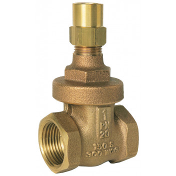 20mm ART375LS Bronze Lockshield Gate Valve BSP Taper FxF PN20