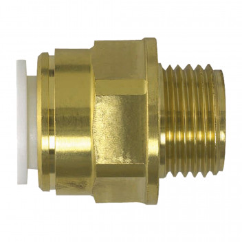 15mm x 1/2\" Brass SPEEDFIT Male Coupler