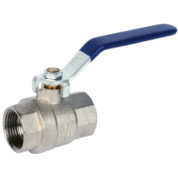 80mm ART54 Brass Ball Valve Blue Lever BSPP Ends PN16