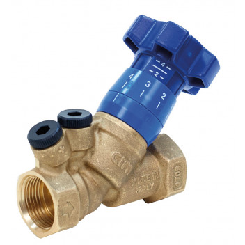 15mm ART23 DZR Brass Double Regulating Valve BSPP - Standard Flow