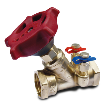 1\" 1260 Brass Commissioning Valve BSPT PN25 FxF