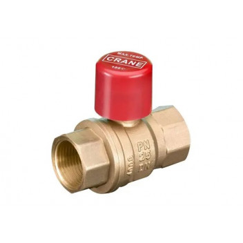 15mm D171ALS DZR Brass Ball Valve Lockshield PN25 FxF