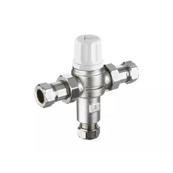 22mm TMV2/3 Heatguard 2in1 Dual Thermostatic Mixing Valve HEAT110624