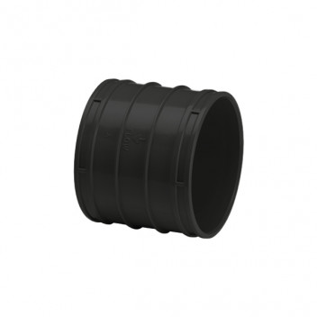 110mm 110.4 Black Double Socket Coupler