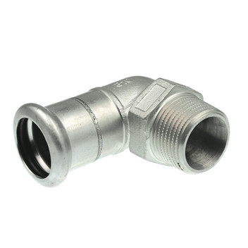 42x1.1/2\" Xpress Stainless 90Deg Male Elbow SS13 - 11692