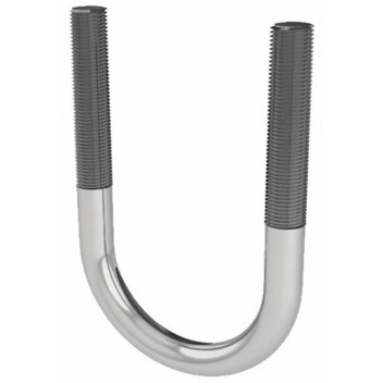 40mm (M10 Thread) Zinc Plated U-Bolt