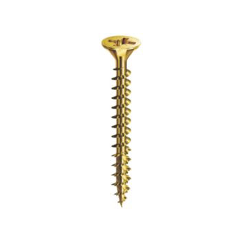 No.10 x 3\" Zinc Plated Countersunk Posidrive Woodscrew