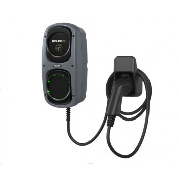 WallPod Smart EV Charger - up to 7.4kW Type 2 Socket - Grey