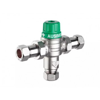 22mm Ausimix 2in1 Dual Thermostatic Mixing Valve HEAT110755