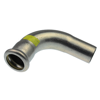 88.9 Xpress Stainless GAS 90Deg M&F Elbow SSG12S - 20506