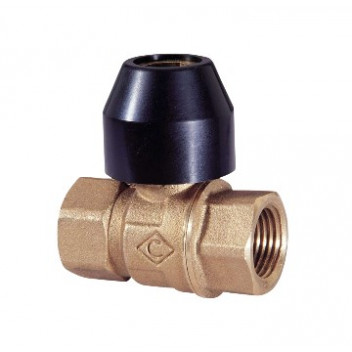 40mm D171LS Bronze Lockshield Ball Valve PN25 FxF