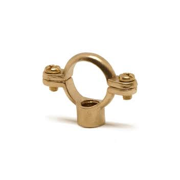 15mm x M10 A632 Metric Brass Single Pipe Ring