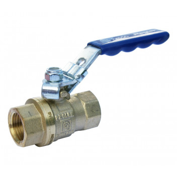 32mm PB550 DZR Brass Ball Valve Blue Lever PN25 FxF