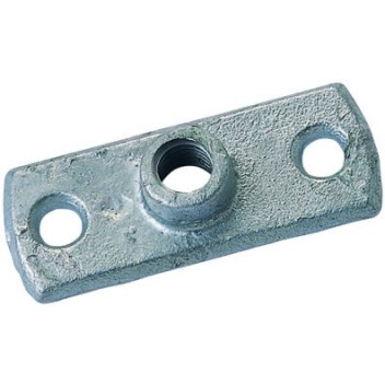 M10 A515 Metric Galvanised Malleable Iron Backplate