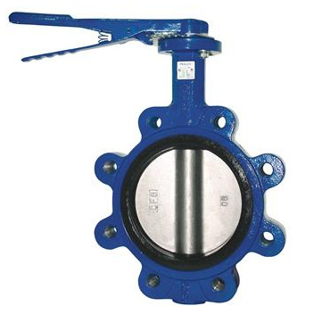 125mm V905 Ductile Iron Butterfly Valve Lever Op Fully Lugged PN16