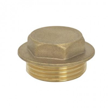 3/8\" Brass Flanged Plug