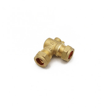 15mm Brass Angle Pattern Isolating Valve CxC