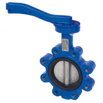 100mm ART135 Ductile Iron Lugged and Tapped Butterfly Valve PN16